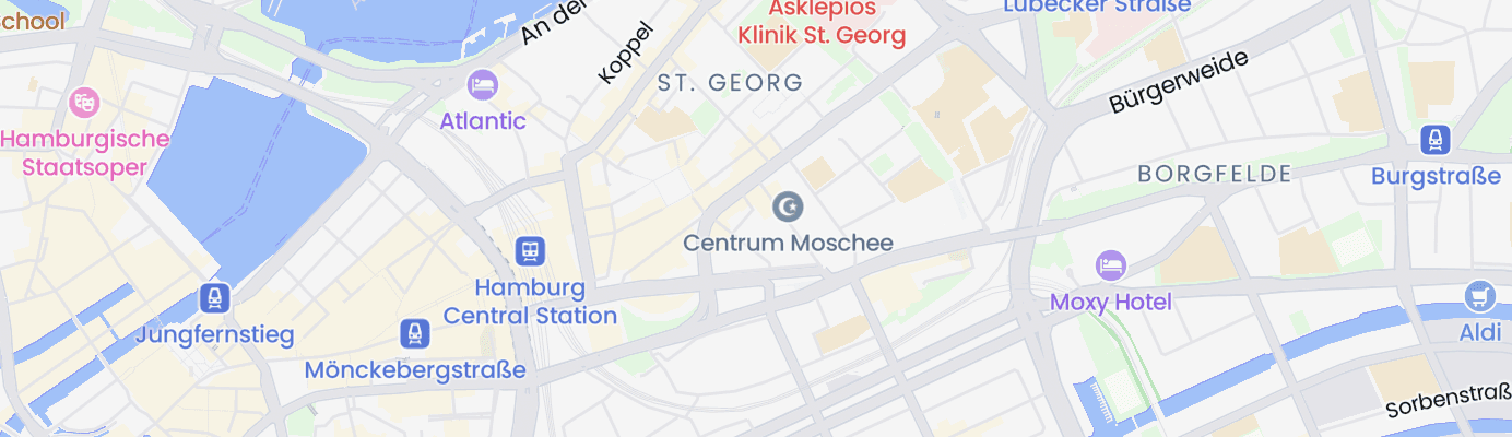 Karte mit dem ungefähren Standort