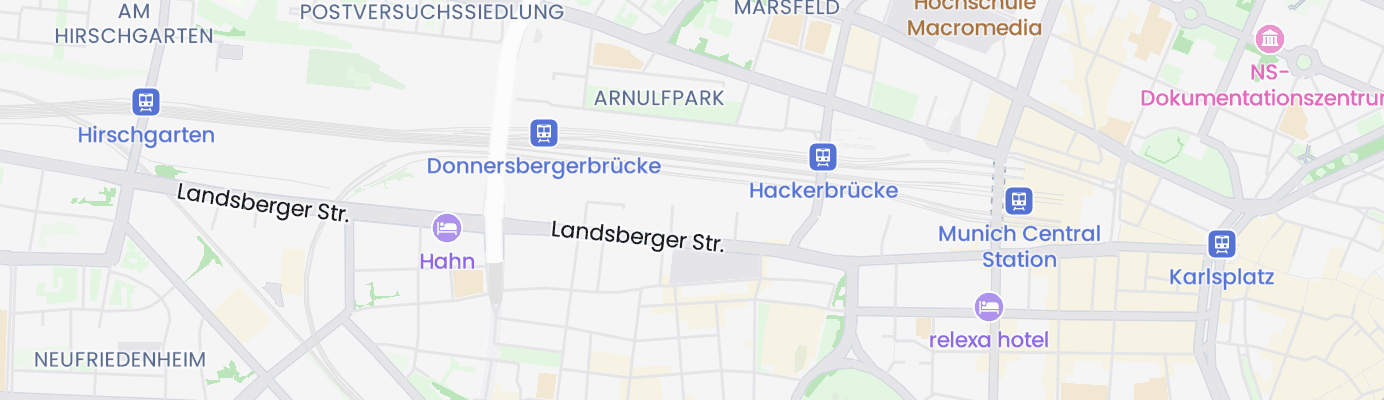 Karte mit dem ungefähren Standort