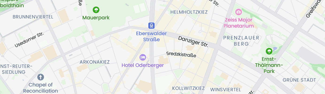 Karte mit dem ungefähren Standort