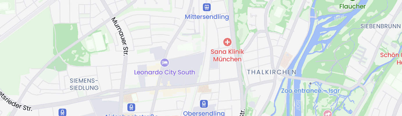 Karte mit dem ungefähren Standort
