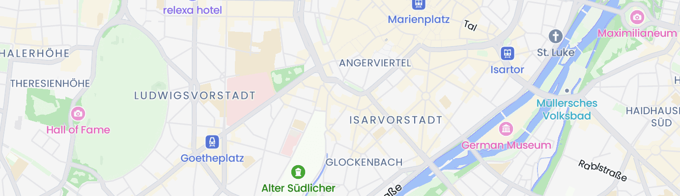 Karte mit dem ungefähren Standort