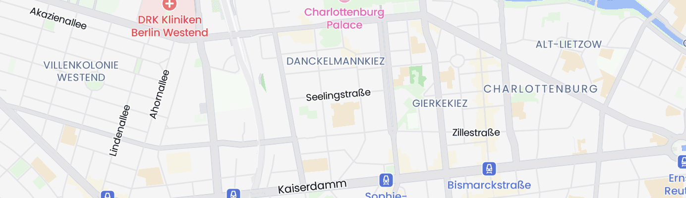 Karte mit dem ungefähren Standort