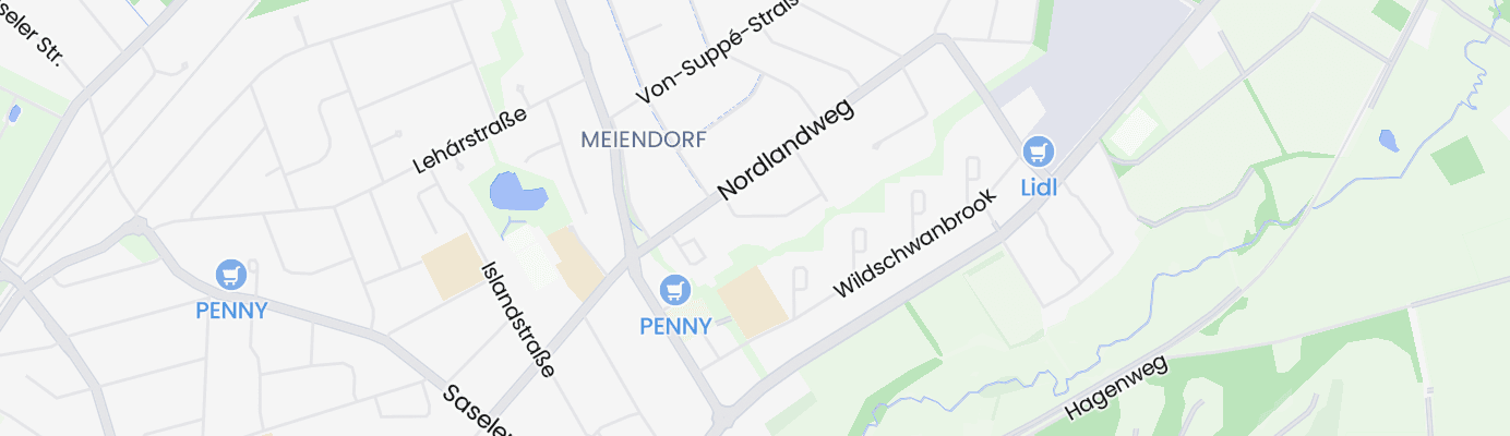 Karte mit dem ungefähren Standort