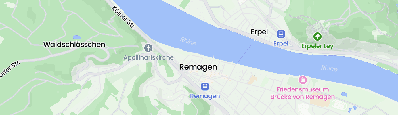 Karte mit dem ungefähren Standort