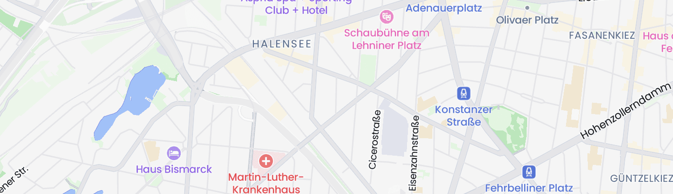 Karte mit dem ungefähren Standort