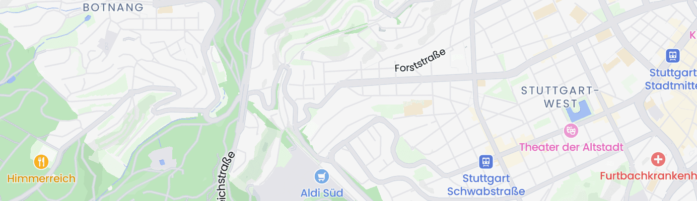 Karte mit dem ungefähren Standort
