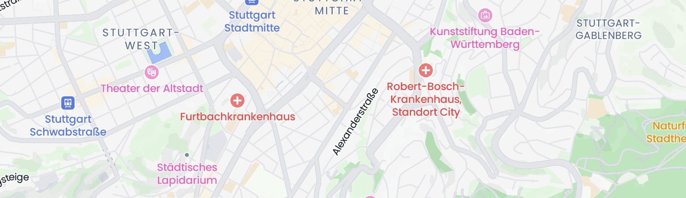 Karte mit dem ungefähren Standort
