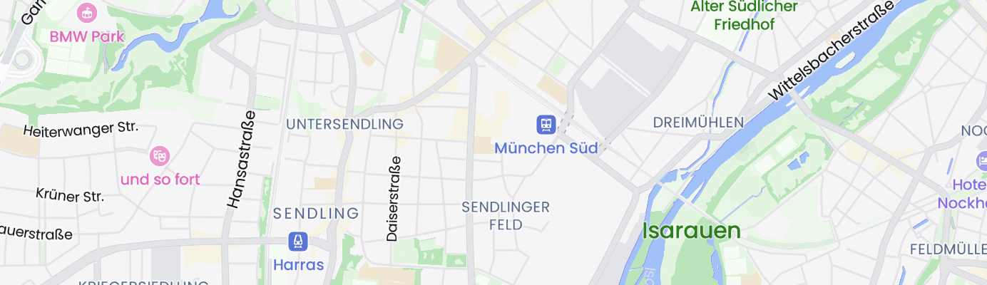 Karte mit dem ungefähren Standort