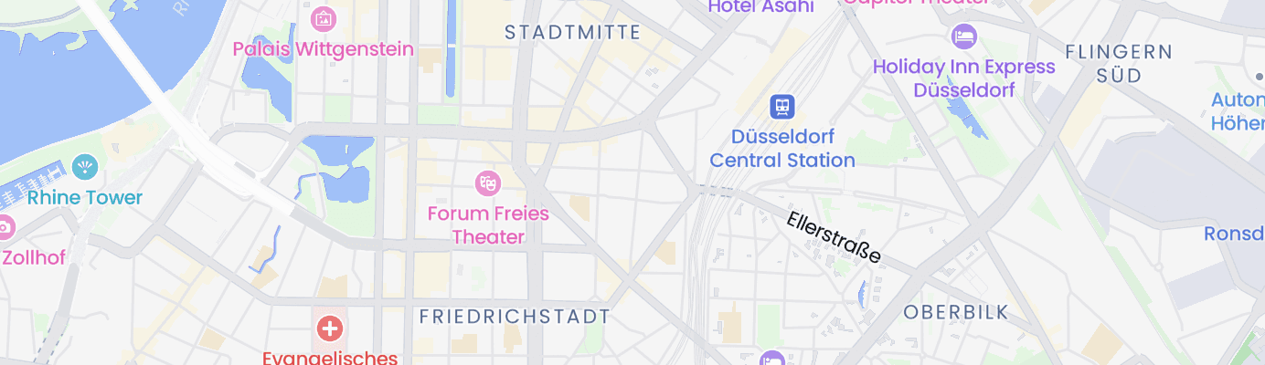 Karte mit dem ungefähren Standort