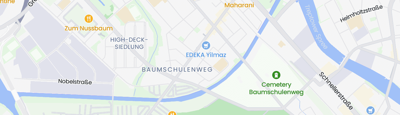 Karte mit dem ungefähren Standort