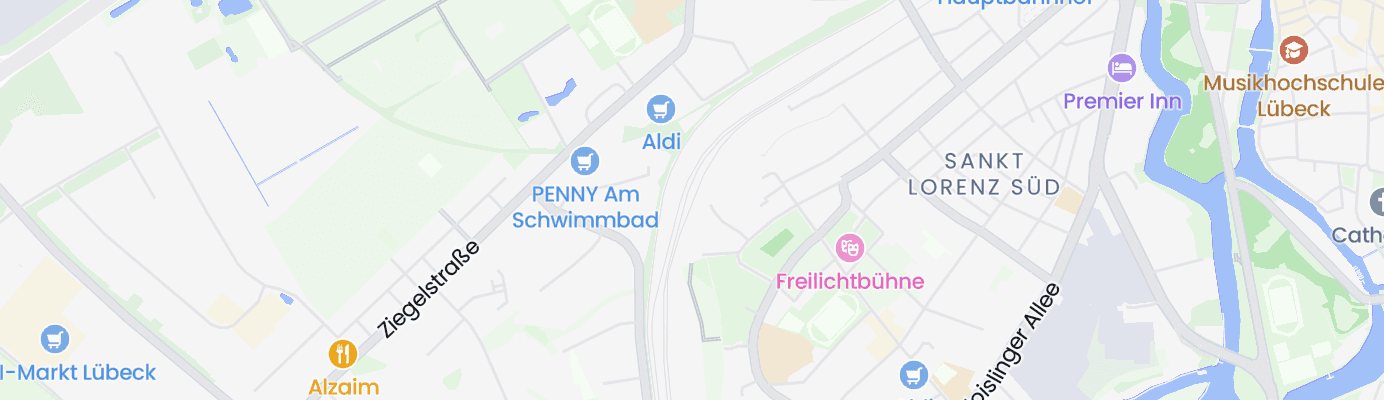 Karte mit dem ungefähren Standort