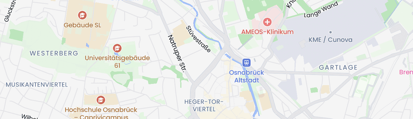 Map showing the approximate location