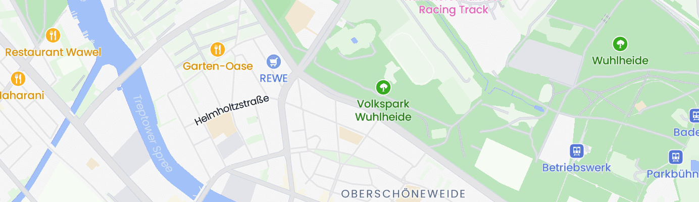 Karte mit dem ungefähren Standort