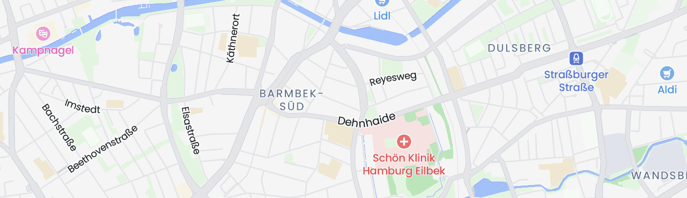 Karte mit dem ungefähren Standort