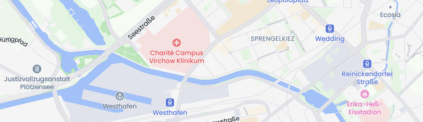 Karte mit dem ungefähren Standort