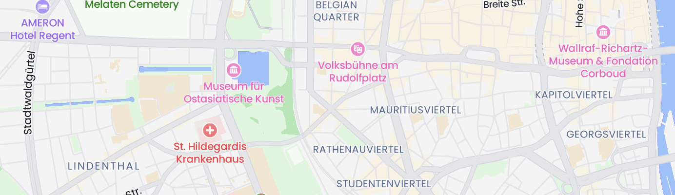 Karte mit dem ungefähren Standort