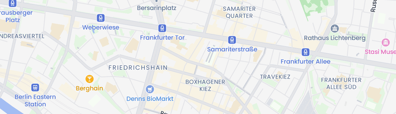 Karte mit dem ungefähren Standort