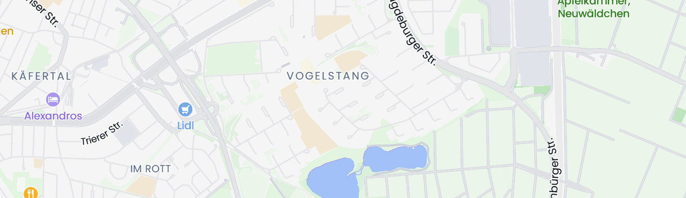 Karte mit dem ungefähren Standort
