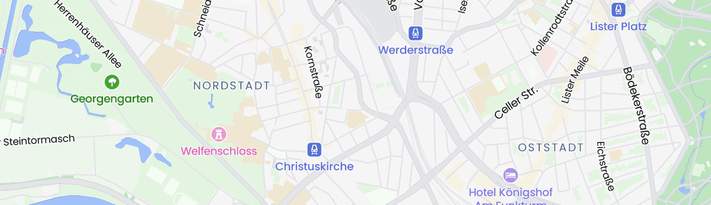 Karte mit dem ungefähren Standort