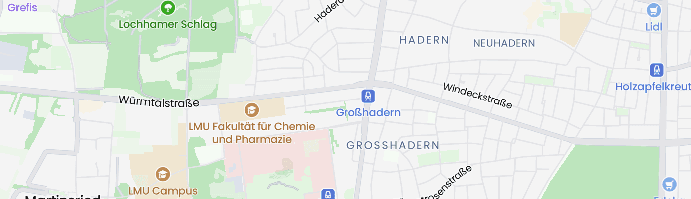 Karte mit dem ungefähren Standort