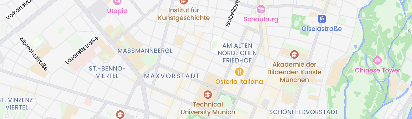 Karte mit dem ungefähren Standort