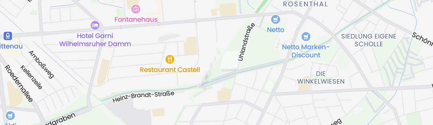 Karte mit dem ungefähren Standort