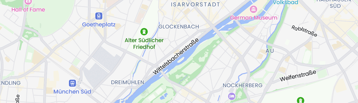 Karte mit dem ungefähren Standort