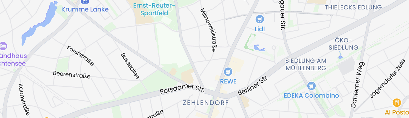 Karte mit dem ungefähren Standort