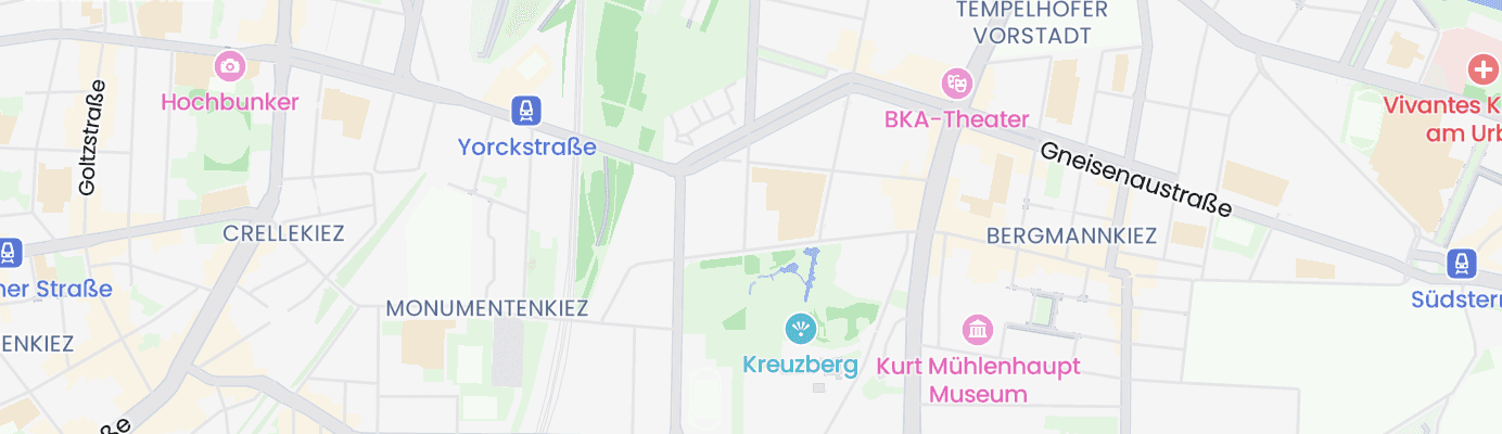 Karte mit dem ungefähren Standort
