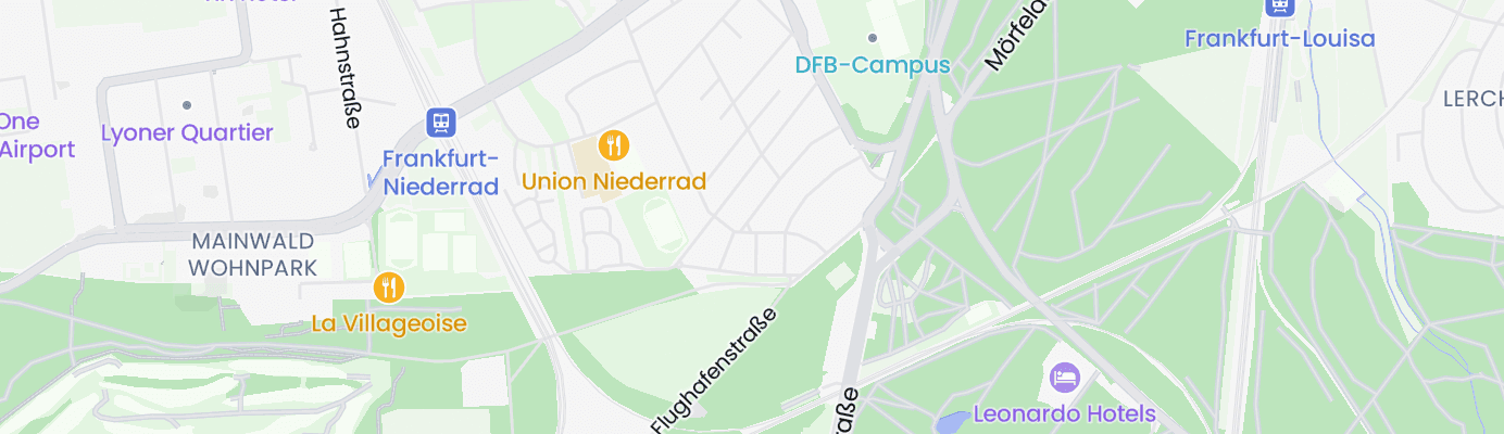 Karte mit dem ungefähren Standort