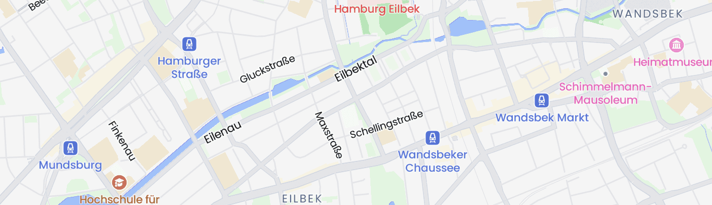 Karte mit dem ungefähren Standort
