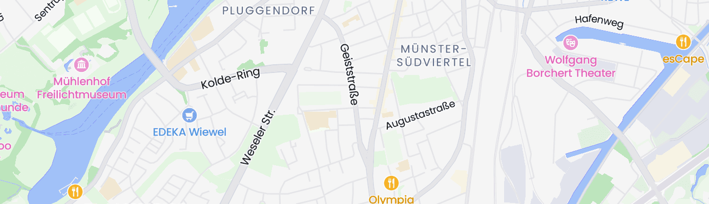 Karte mit dem ungefähren Standort