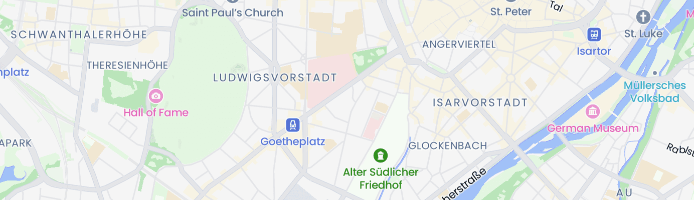 Karte mit dem ungefähren Standort