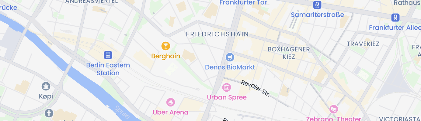 Karte mit dem ungefähren Standort