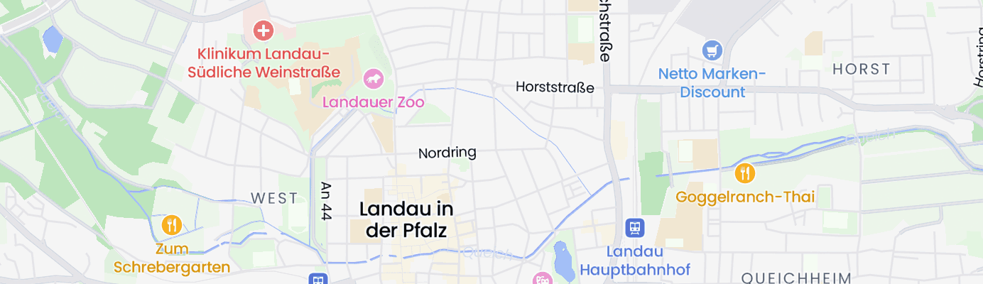 Karte mit dem ungefähren Standort