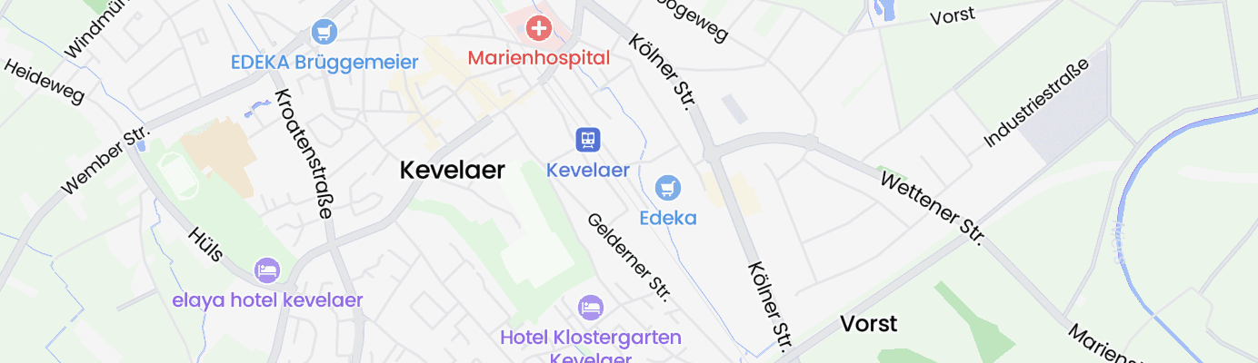 Karte mit dem ungefähren Standort
