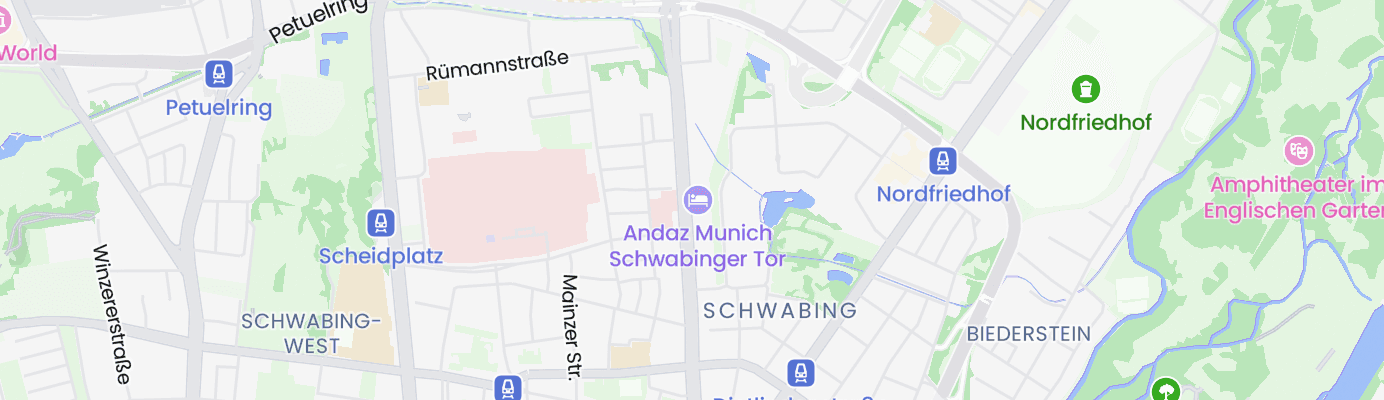 Karte mit dem ungefähren Standort