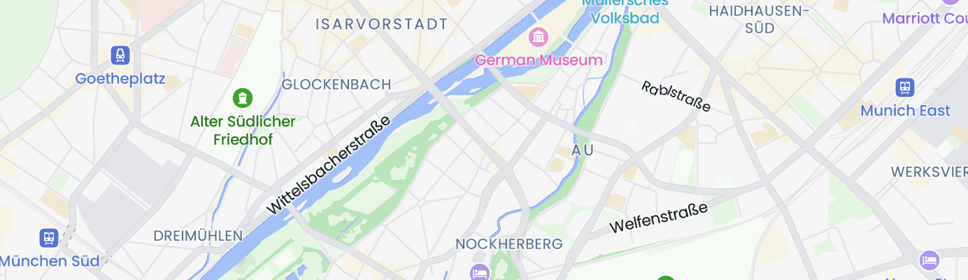 Karte mit dem ungefähren Standort
