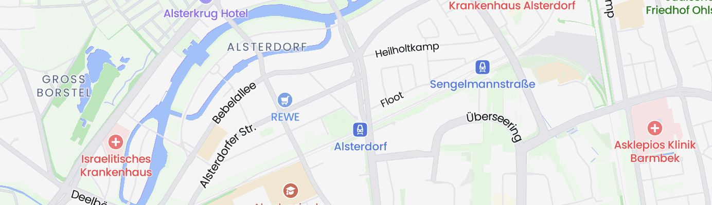 Karte mit dem ungefähren Standort