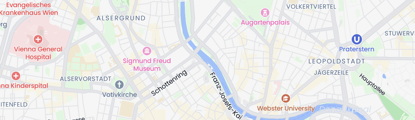 Karte mit dem ungefähren Standort