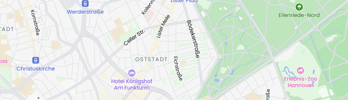 Karte mit dem ungefähren Standort