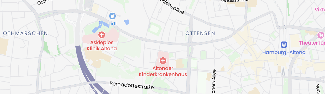 Karte mit dem ungefähren Standort