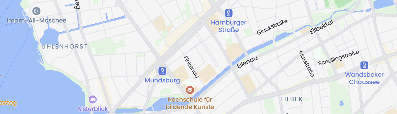 Karte mit dem ungefähren Standort