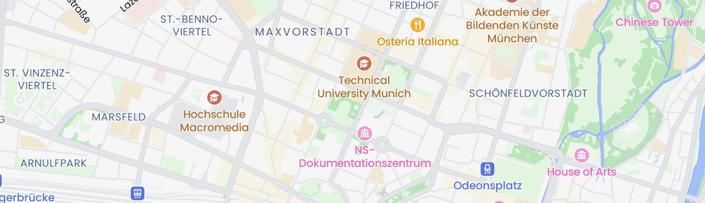 Karte mit dem ungefähren Standort