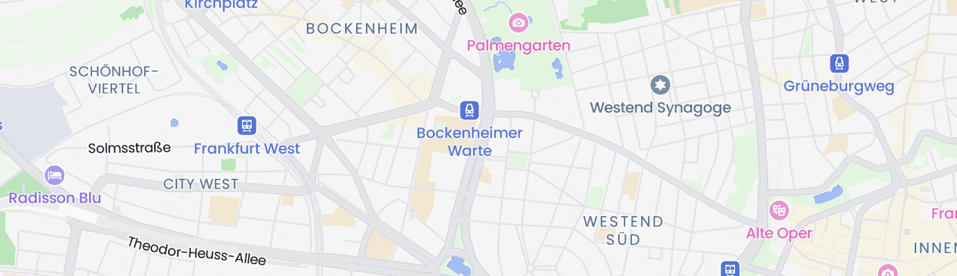 Karte mit dem ungefähren Standort