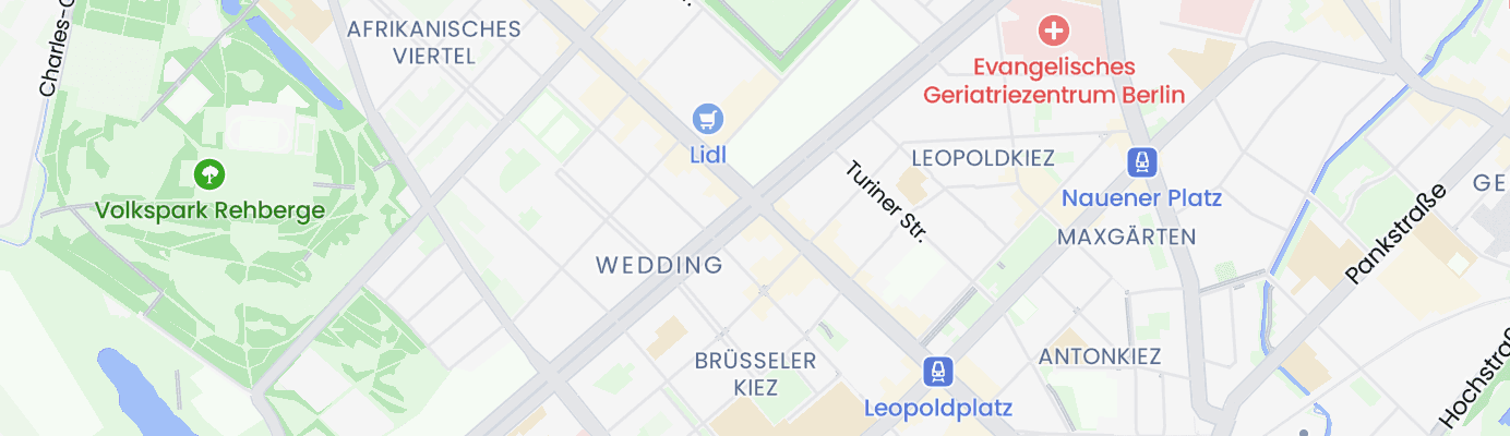 Karte mit dem ungefähren Standort