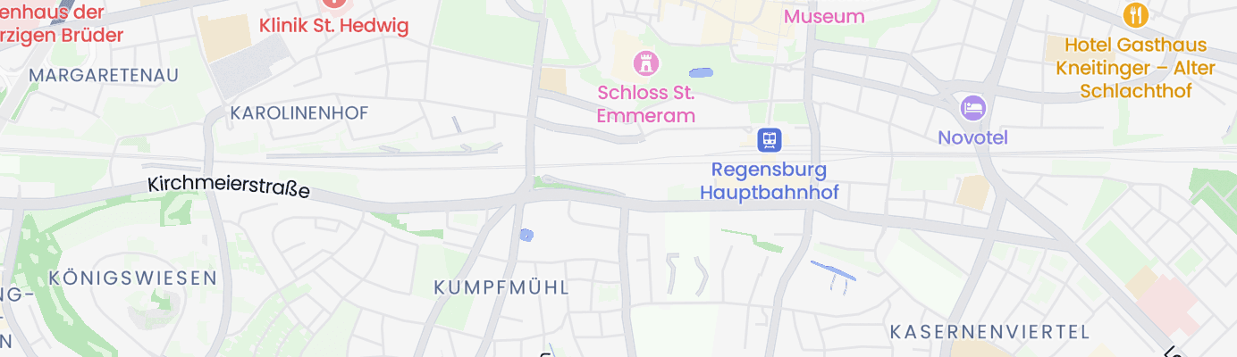 Karte mit dem ungefähren Standort