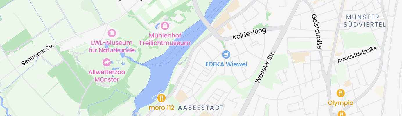 Karte mit dem ungefähren Standort