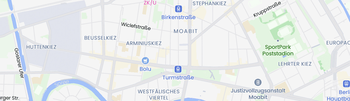 Karte mit dem ungefähren Standort