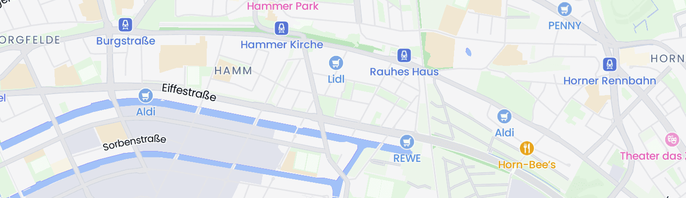 Karte mit dem ungefähren Standort